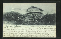 Mondschein-AK Hamburg-Harburg, Unter Der Sennbrücke  - Harburg