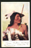 Künstler-AK Indianer, Jäger Am Morgen  - Indiaans (Noord-Amerikaans)