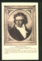 AK Ludwig Van Beethoven, Bildnis Des Gealterten Musikers  - Künstler