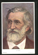 Künstler-AK Zuber, G. Verdi, Portrait Des Musikers  - Artistes