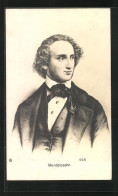 Künstler-AK Mendelssohn, Portrait Des Jungen Musikers  - Artistes