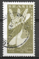Brasil Brazil 1954 C 352 - 4ª Festa Nacional Do Trigo Carazinhos~RS - Used Stamps