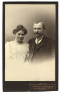 Fotografie P. Bark, Frankenhausen /Kyffh., Portrait Bürgerliches Paar In Hübscher Kleidung  - Personnes Anonymes