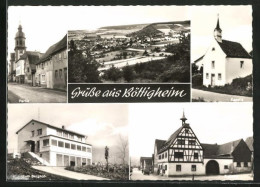 AK Böttigheim, Hotel Zum Berghof, Kapelle, Rathaus  - Other & Unclassified