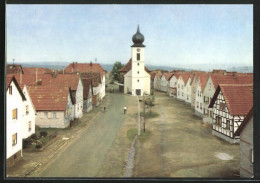 AK Langenleiten /Rhön, Hauptstrasse Mit Kirche  - Other & Unclassified