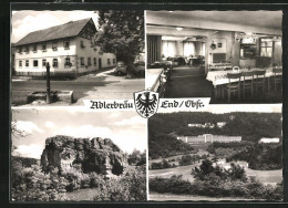 AK End OT Staffelstein, Gasthaus Adlerbräu, Totalansicht  - Staffelstein