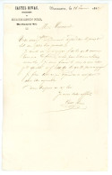 COURRIER / FACTURE Année 1852 Marchand De Sel CASTEL RIVAS Sucesseur De Charmasson à BEAUCAIRE 30 GARD - Sonstige & Ohne Zuordnung