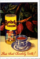 17-5-2024 (5 Z 21) Australia - Bushell Cocoa (with Roses Stamps) Shorten At Bottom / Side - Advertising