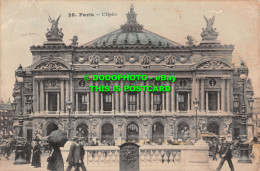 R500055 Paris. L Opera. Postcard. 1915 - Welt