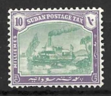 SUDAN....KING EDWARD VII...(1901-10..).. " POSTAGE-DUE.. ".....10m....SGD11......CHALKY PAPER..........MH - Soedan (...-1951)