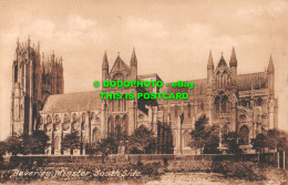 R500106 Beverley Minster. South Side. F. Frith. No. 34776. 1940 - World