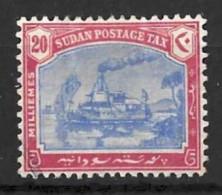 SUDAN....KING EDWARD VII...(1901-10..).. " POSTAGE-DUE.. ".....20m....SGD8......VFU.. - Soedan (...-1951)