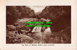 R500143 Loch Lomond. Ardlui. The Falls Of Falloch. RP - World
