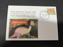 17-5-2024 (5 Z 23) Australian Flying Dinosaur Stamp (Dinosaur & Fantasy Glades) + Extra Empty Dino Stamp Book! - Prehistóricos