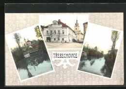 AK Trebechovice, Sokol, Kostel, Most  - Czech Republic