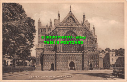R500357 Exeter Cathedral. West Front. Valentine. Sepiatype - Mundo