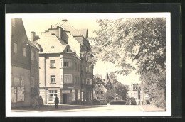 AK Weipert / Vejprty, Strassenpartie Mit Geschäften  - Czech Republic