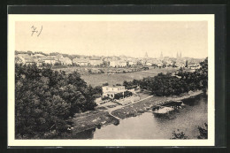 AK Kaaden /Eger, Badeanstalt Aus Der Vogelschau  - Tchéquie