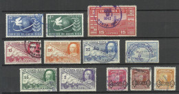 COSTA RICA 1926 & 1941 & 1950 - 1953 Michel 135 & 258 & 450 - 451 & 474 - 478 & 483 - 485 O - Costa Rica