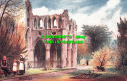 R500465 Dryburgh Abbey. Scott Country. Tuck. Oilette. Series II. Postcard 7092. - Monde