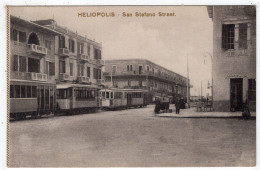 HELIOPOLIS - San Stefano Street - Cairo Postcard Trust -Serie 601 - Trams - El Cairo