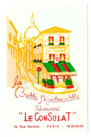 FRANCE // PARIS // RESTAURANT "LE CONSULAT" // LA BUTTE MONTMARTRE - Restaurants