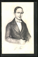 Künstler-AK Tübingen, Dr. Philipp Friedrich Silcher, Universitäts-Musikdirektor, 1817-1860, 1789-1860  - Künstler