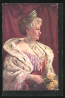 AK Kaiserin Auguste Victoria Königin Von Preussen, Rotes Kreuz  - Familles Royales