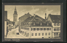 AK Kitzingen, Falterstrasse Mit Cafe Frankenberger  - Kitzingen