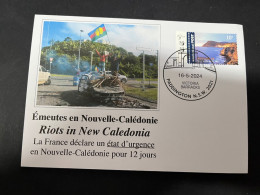 17-5-2024 (5 Z 23) (émeute) Riots In New Caledonia And France Declare "état D'urgence" Fo 12 Days (olympic Flame 11-6 ?) - Sonstige & Ohne Zuordnung
