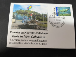 17-5-2024 (5 Z 23) (émeute) Riots In New Caledonia And France Declare "état D'urgence" Fo 12 Days (olympic Flame 11-6 ?) - Autres & Non Classés