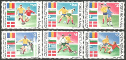 FB-32d Roumanie Italia 1990 Football Soccer MNH ** Neuf SC - Altri & Non Classificati