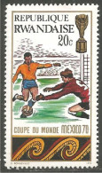 FB-20 Rwanda Mexico 1970 Football Soccer MH * Neuf CH - Other & Unclassified