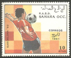 FB-22 Sahara Barcelona 92 Olympics Football Soccer MNH ** Neuf SC - Andere & Zonder Classificatie