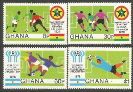 FB-26 Ghana 1978 Argentina African Cup Football Soccer MNH ** Neuf SC - Andere & Zonder Classificatie