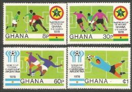 FB-26 Ghana 1978 Argentina African Cup Football Soccer MNH ** Neuf SC - Autres & Non Classés