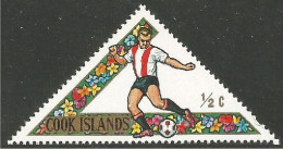 FB-7 Cook Islands Triangle Football Soccer MNH ** Neuf SC - Other & Unclassified