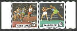 SPAT-29 Solomon Athletisme Running Course Coureur Boxe Boxing Se-tenant MNH ** Neuf SC - Leichtathletik