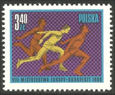 SPAT-24 Pologne Athletisme Running Course Coureur MNH ** Neuf SC - Athlétisme