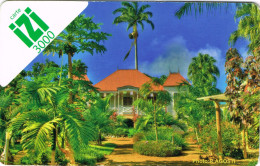 NOUVELLE CALEDONIE New Caledonia TELECARTE PREPAYEE Prepaid Phonecard IZI 3000 F Maison Coloniale Peinture EX. 2015 UT B - Nuova Caledonia