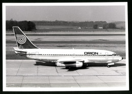 Fotografie Flugzeug Boeing 737, Passagierflugzeug Der Orion, Kennung G-BGTY  - Aviazione