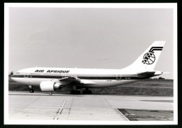 Fotografie Flugzeug Airbus A310, Passagierflugzeug Der Air Afrique, Kennung TU-TAC  - Aviation