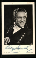 AK Schauspieler Willy Fritsch In Einer Filmrolle, Autograph  - Attori