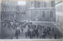 MONS Collège Saint-Stanislas Courre Animée CP Vers 1910 - Mons