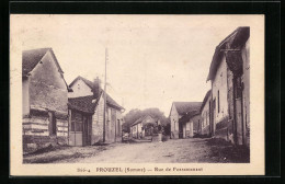 CPA Prouzel, Rue De Fossemanant  - Autres & Non Classés