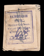 India Rajnandgaon State One Anna Receipt Stamp Used - Otros & Sin Clasificación