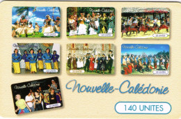 NOUVELLE CALEDONIE New Caledonia TELECARTE Phonecard NC59 140 Un. Opt A 40 Ans Danses UT B - New Caledonia