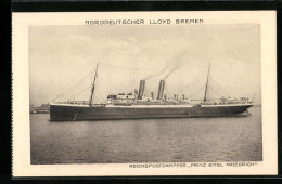 AK Reichspostdampfer Prinz Eitel Friedrich  - Postal Services