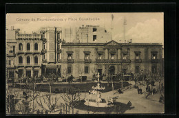 AK Montevideo, Camara De Representantes Y Plaza Constitucion  - Uruguay