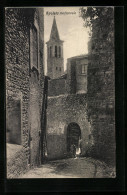 Cartolina Spoleto, Gasse In Der Altstadt  - Altri & Non Classificati